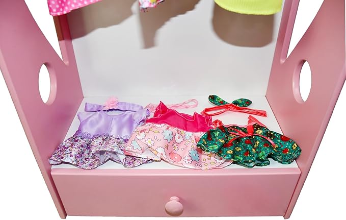 Baby Doll Clothes ,6 Sets Girl Doll Clothes Dress for 10-12 Inch Doll, Doll Clothes Accessories for Baby Doll Girl