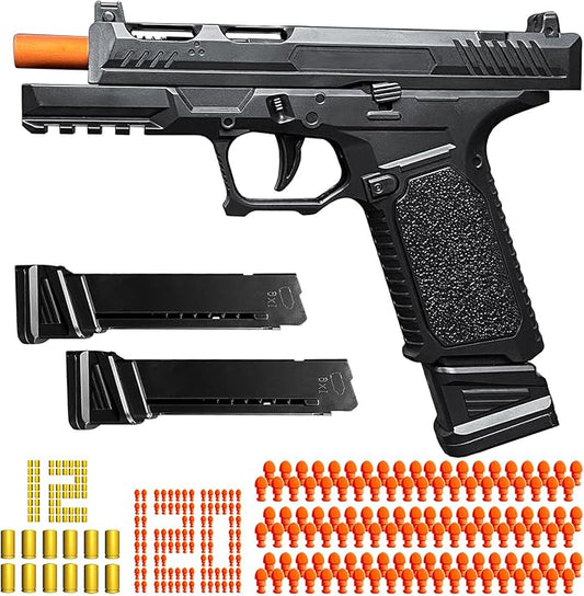 Toy Gun, Semi-Automatic Shell Ejecting Toy Gun Pistol Automatic Reloading for Kid, Shooting Games Educational Model Toy Pistol to Cool Toys Gifts for Boys & Girls Ages 6+