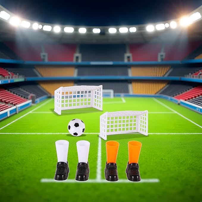 1 Set Finger Soccer Game Finger Footballs Match Funny Finger Table Game Set with Two Goals for Fans Club Party Football Compact and Lightweight Products Sports and Outdoor Play