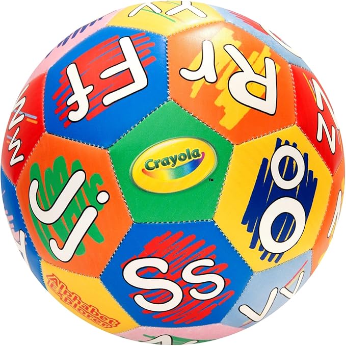 Crayola Official Soccer Ball - Unisex Kids - CRAY202BL Alphabet Size 5