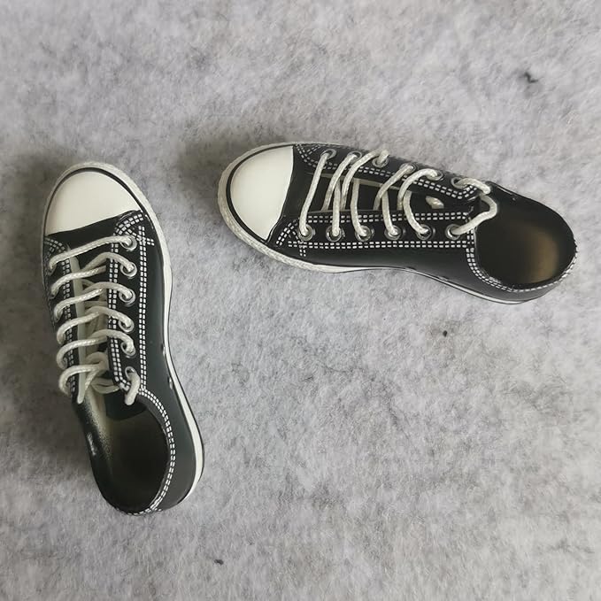 1:6 Scale Figure Shoes Sneakers Shoe for 1/6 12 inch Female Action Figure Phicen TBLeague (Black)