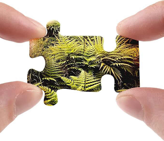 Book Forest Puzzle for Adults 1000 Pieces Nature, Fantasy Plant Jigsaw Puzzle, Cozy Tree River Green Puzzle