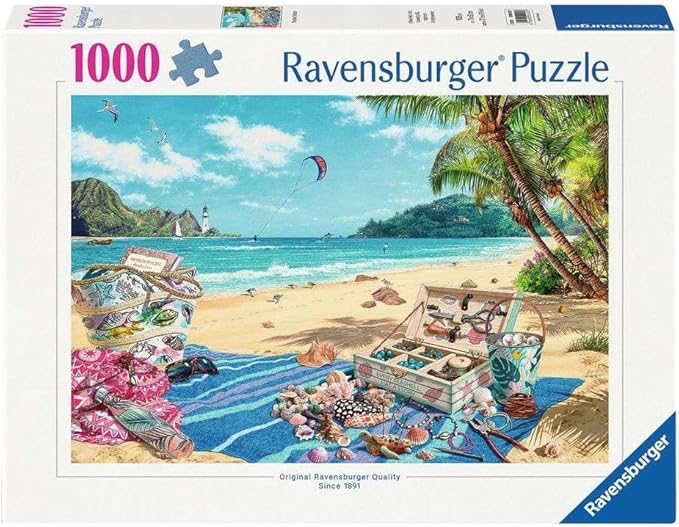 Ravensburger The Shell Collector 1000 Piece Jigsaw Puzzle for Adults - 12000425 - Handcrafted Tooling, Made in Germany, Every Piece Fits Together Perfectly