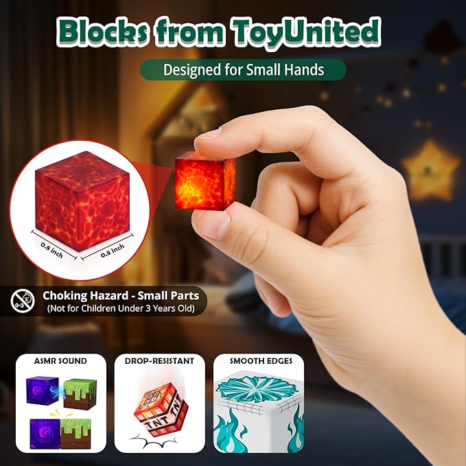 4-in-1 Magnetic Blocks with 24 Light Up Blocks, 200PCS Magnetic Building Blocks with 8 Base Plates, Screen-Free Magnetic Building Cubes Toy, Easter Birthday Gifts for Boys Girls Age 3+
