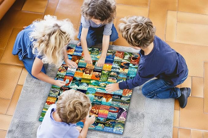 1000 Pieces National Park Puzzles, Family Puzzle Game Toys, Travel Poster Landscape Puzzles, Natural Landscape Puzzles, Family Puzzle (National Park 1)