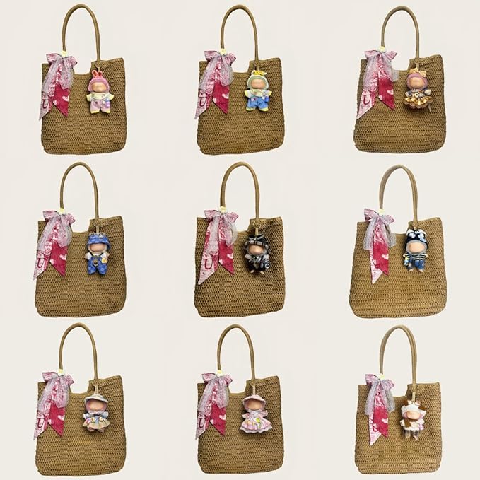 Used for Labubu Doll Outfit Clothes Designer Set,Compatible with Labubu Clothe Accessories for Doll (Bow donut-0425)