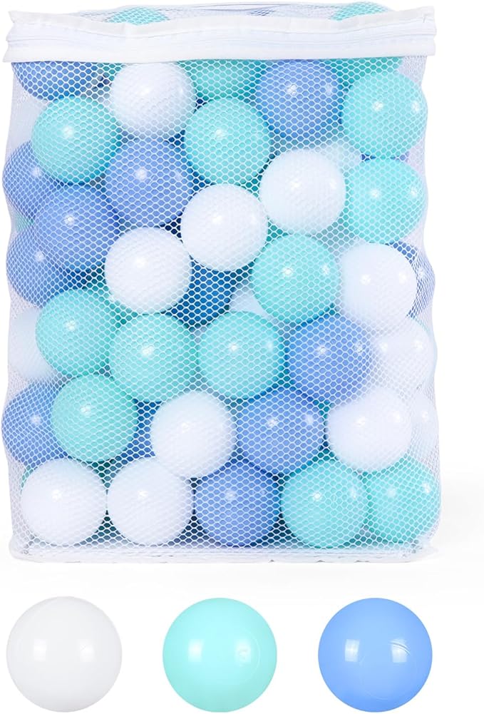 STARBOLO Ball Pit Balls for Toddlers Phthalate Free BPA Free Non-Toxic Crush Proof Play Balls for Toddlers Kids Pool Playhouse Pack of 100 200 500