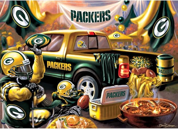MasterPieces 1000 Piece Jigsaw Puzzle for Adults - NFL Green Bay Packers Gameday - 19.25"x26.75"