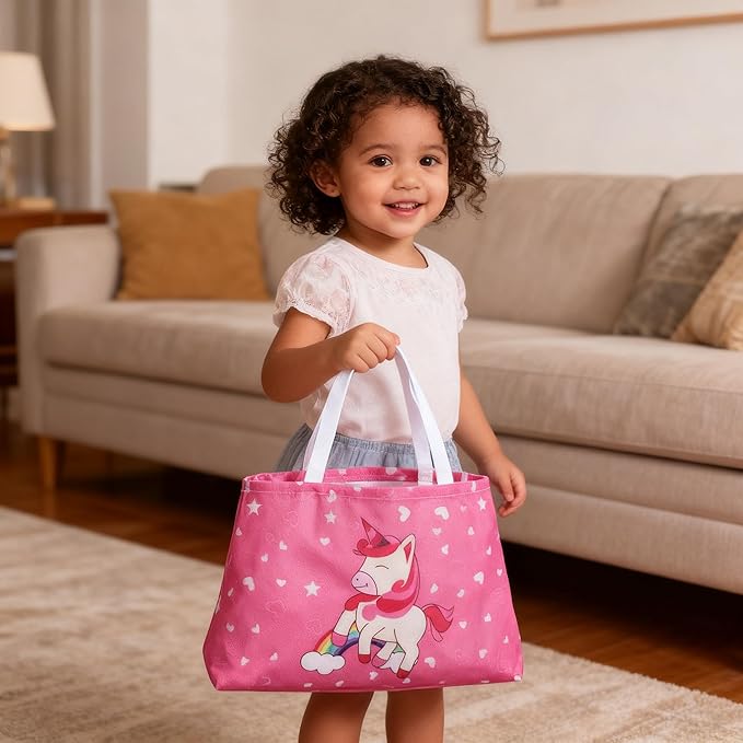 13 PCS Reborn Baby Doll Accessories and Clothes Playset for 17-20 Inch Dolls – Feeding & Caring Set with Diaper Bag, Magic Bottle, Pretend Play Gift for Girls Kids Birthday Christmas