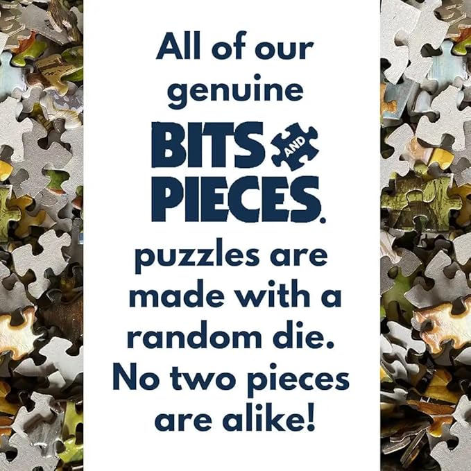 Bits and Pieces – Jigsaw Puzzle for Adults – Frank's Friendly Service - Americana Summer Jigsaw Puzzle by Kay Lamb Shannon, Puzzle Size: 18" x 24" (300 Pieces Frank's Friendly Service)