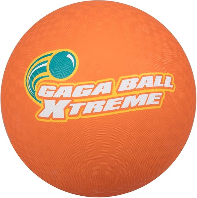 SCS Direct Gaga Ball Playground Balls (8.5 inches) w Air Pump- Durable Rubber Pack for Recess Dodgeball, Kickball, Gagaball Official Play & School -Fun Outdoor Toys & Gifts for Kids
