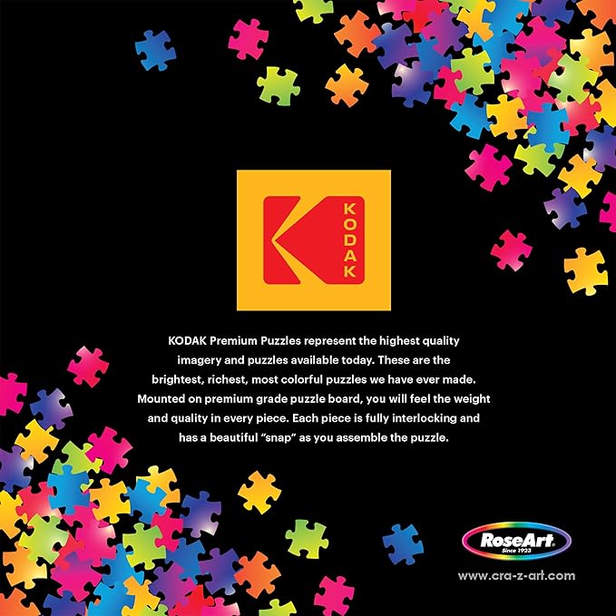 RoseArt - Kodak Premium - Lots of Spots - 100 Piece Jigsaw Puzzle for Adults