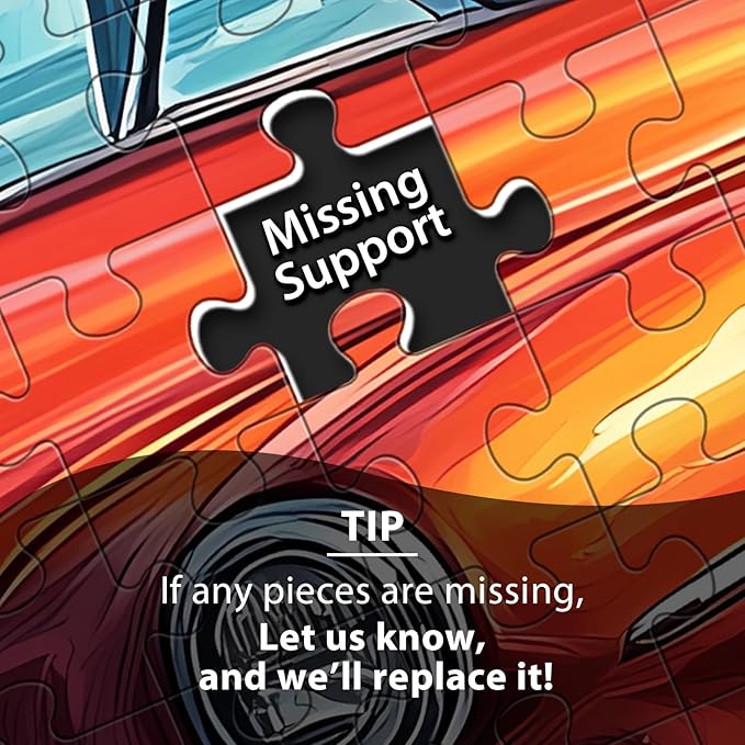 500 Piece Puzzle for Adults, Beach Store Puzzle, Recycled Cardboard Car Dog Jigsaw Puzzles 500 Pieces, Challenging Puzzles Game Home Decor Birthday Party Gift Toy for Seniors 20.5 * 15 inch