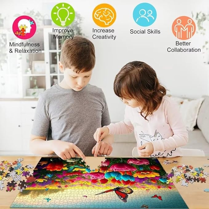 35 Pieces of Puzzle,Kittens and Beach Animal Series Wooden Puzzle,Dust-Free Perfect Interlocking,Suitable for Home Decoration,Birthday Gifts,Suitable for Both Men and Women