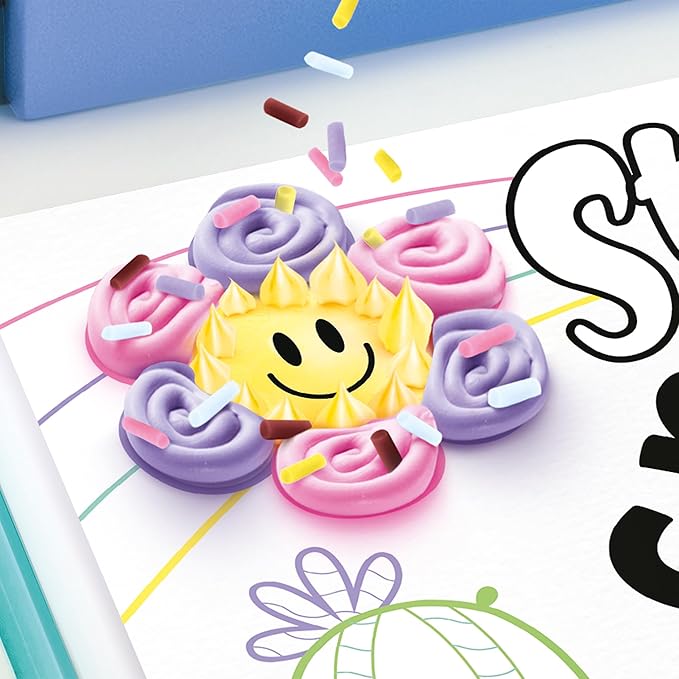 Canal Toys Art Lab Fluffy Paint Studio – 3D Painting Set for Kids: Create Puffy Artwork with Textured Paints & Tools, Fun DIY Arts & Crafts Kit