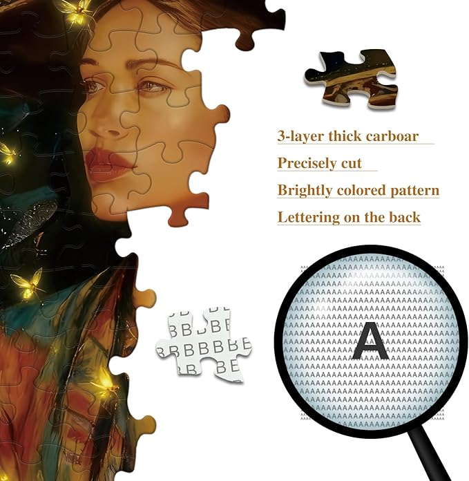 Puzzles for Adults 1000 Pieces Holiday Jigsaw Puzzles with Letters on Back Family Decoration Puzzle Impossible Challenging Puzzle Gifts for Women Men (27.56x19.7 Inch)