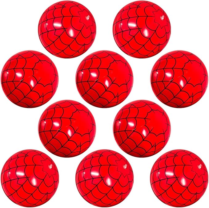 OU RUI 10 Packs Beach Balls Inflatable Pool Toys for Kids Summer Pool Toys Adults Kids Birthday Party Favors Luau Summer Beach Water Games Beachball Party Decor
