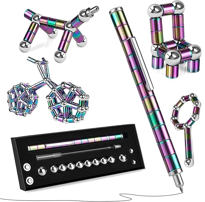 Easter Basket Stuffers,Fidget Pen, Decompression Magnetic Toy Pen, Gift for Teenage Boys, Best Gift for 8-12 Years Old, Novelty Toy for Kids or Friends