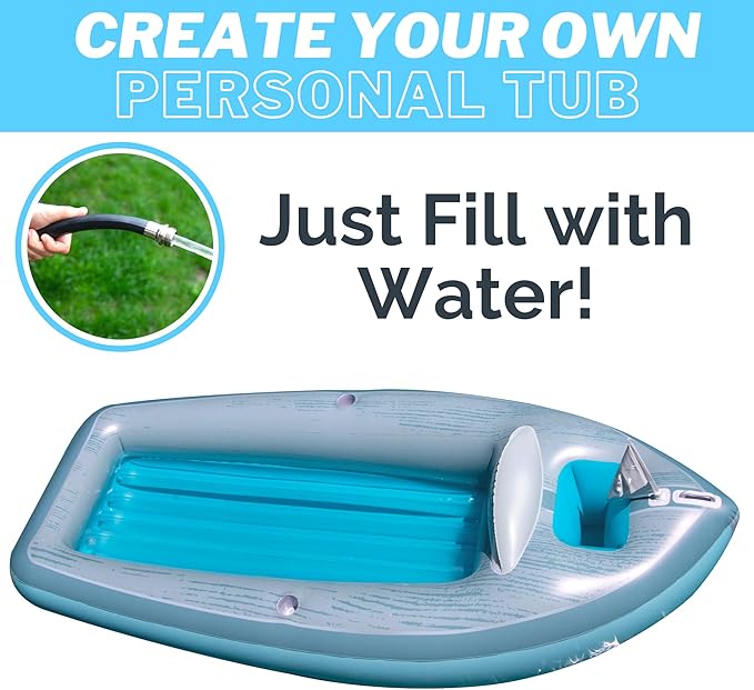 SWIMLINE Inflatable Swimming Pool Float Lounger Raft Mattress, Fun Mat, Classic Cruiser, Blue