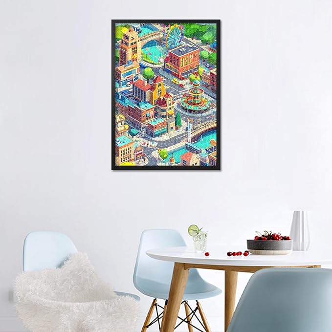 Majestic Dee Puzzles for Adults 1000 Pieces, American Flag Jigsaw Puzzles, Adult Puzzle for Adults, Educational Fun Games or Toys for Elders Friends 20X27 INCH