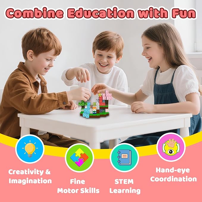 300 PCS Magnetic Blocks - Magnetic Building Blocks, Stacking Magnetic Blocks for Kids, Sensory Toy for STEM Montessori for Kids 3+ Boys and Girls Christmas Birthday Gifts