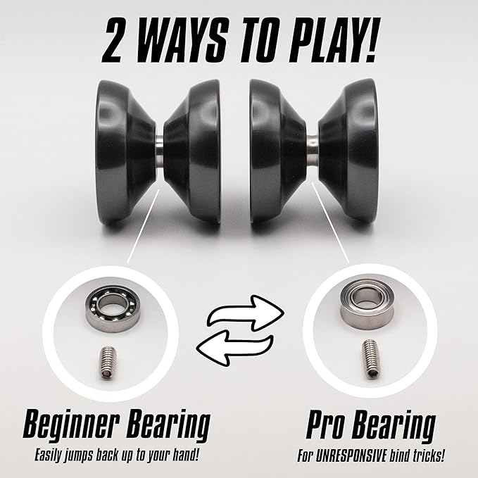 R1 PRO - High End Professional Yo-Yo - Dual & Non Responsive, Great for Kids & Beginners, Includes Pro Yoyo String