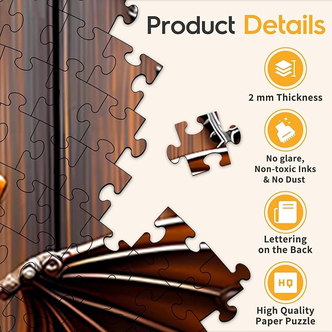 Masseruon 1000 Piece Puzzle for Adults, 26.6 * 26.6in Mechanical Dragon Puzzle for Adults, 1000 Pieces Jigsaw Puzzles, Adult Puzzles Game, Unique Gift for Women Men