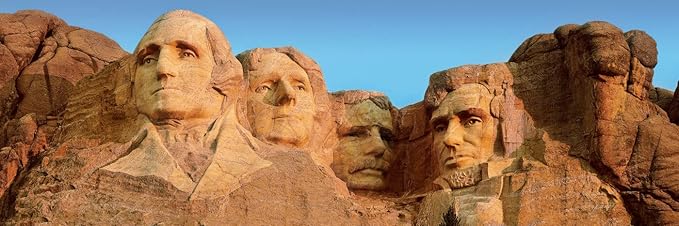 MasterPieces - 1000 Piece Jigsaw Puzzle, Mount Rushmore Panoramic, Fun for Adults, Family, Kids 13"x39