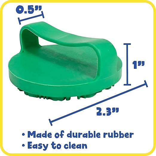 READY 2 LEARN Paint and Clay Palm Printers - Set of 4 - Arts and Crafts Rubber Stampers for Kids - DIY Patterns and Effects