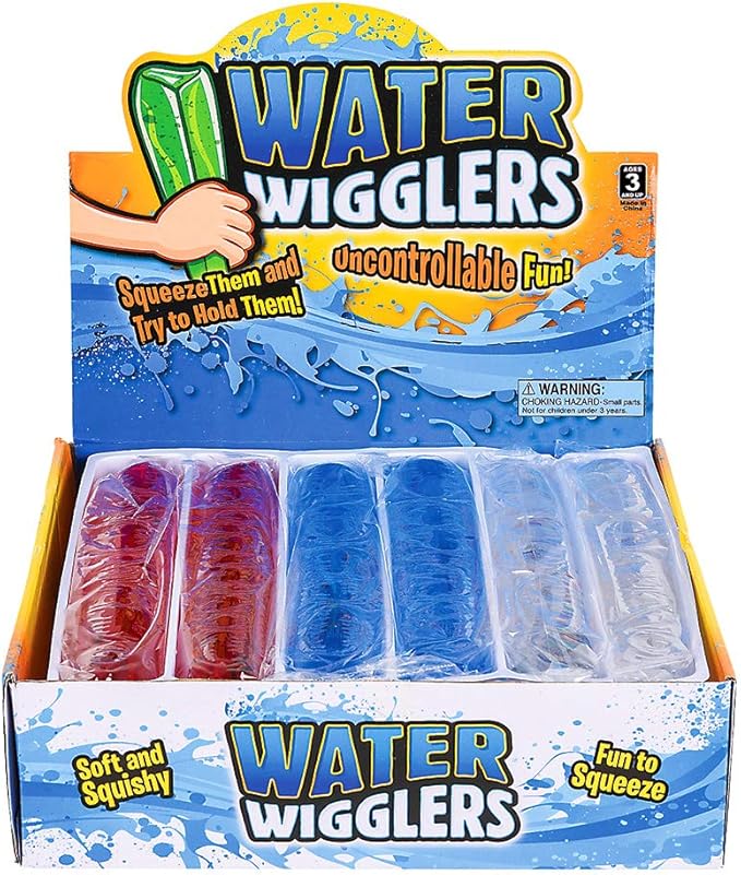 Rhode Island Novelty 9.5 Inch Super Long Water Wiggler, One per Order, Assorted Color