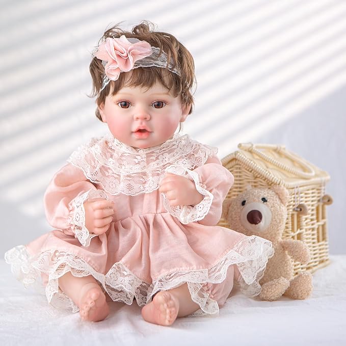 Lifelike Reborn Baby Dolls-20Inch Realistic Cute Reborn Baby Doll with Accessories, Gift for 3+ Years Old and Collectors