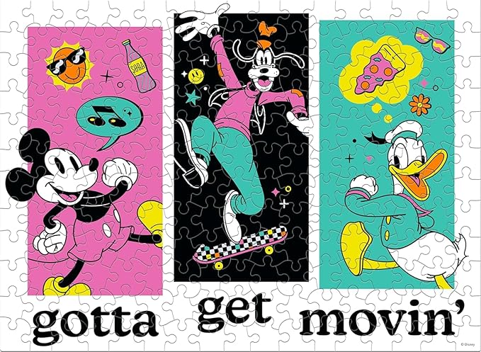 Ceaco - Disney - Mickey and Friends - Gotta Get Movin' - 200 Piece Jigsaw Puzzle