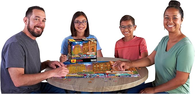 RoseArt - Kodak Premium - Chicago - 1500 Piece Jigsaw Puzzle for Adults