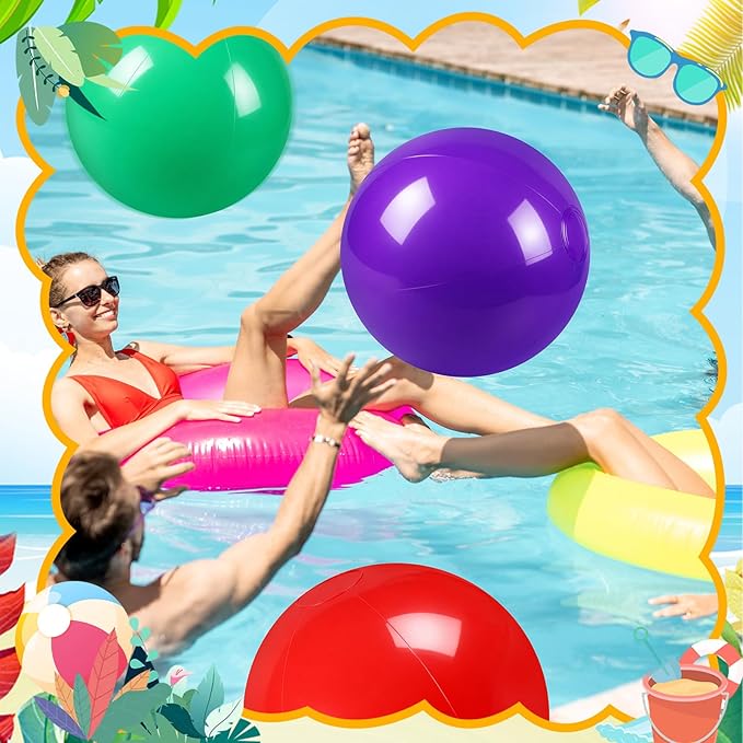 12 Pcs Inflatable Beach Ball Disco Theme Party Decoration Inflatable Disco Ball for Summer Pool Indoor Outdoor Beach Sports Theme Decor Gift