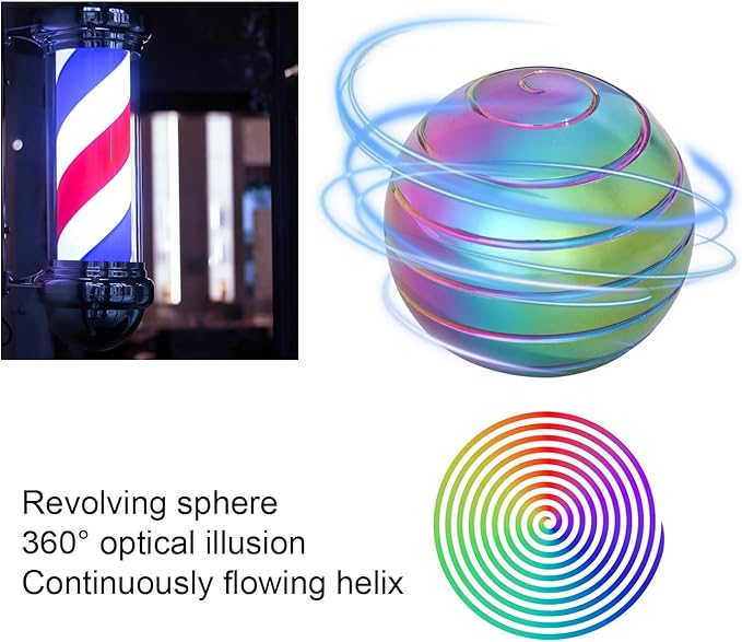 Kinetic Spinning Desk Toys, Fidgets for Anxiety and Stress for Adult Teen Cool-Stuff, Party Gifts for Christmas & Halloween (Circular)
