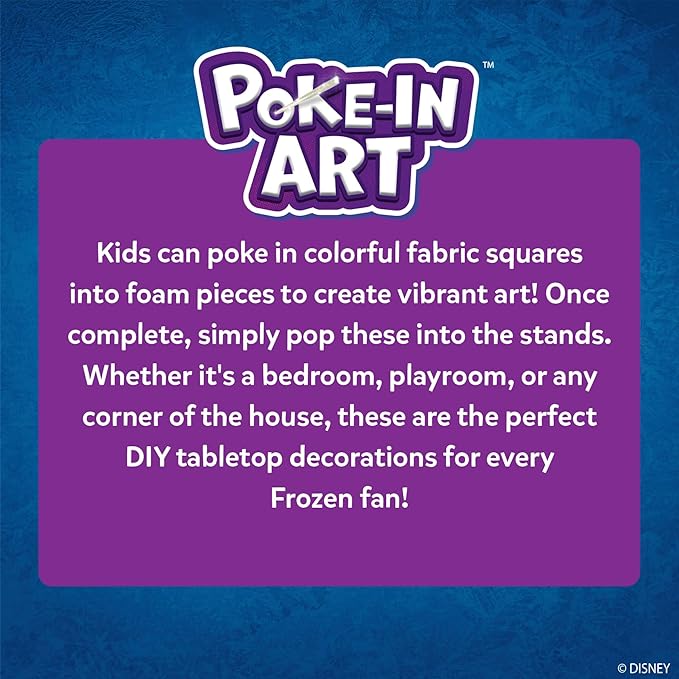 Skillmatics Poke-in Art – Disney Frozen, Mess-Free Fun for Kids, DIY Wood Craft Kits, Creative Activity, Gifts for Girls Ages 4, 5, 6, 7, 8, 9, Includes Elsa & Anna
