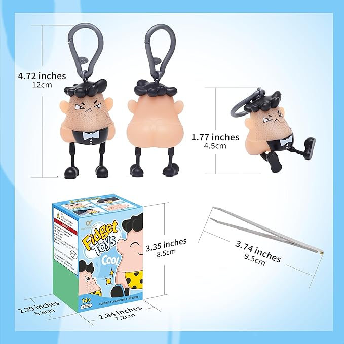 Master for 14+ Ages Hair Pulling Fidget,Trichotillomania Pop Fidget Toys,Gag Novelty,Asmr Picking Stress Relief Toy,Anti Anxiety Venting Novelty Toys Birthday Party Favors