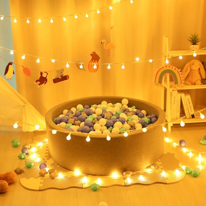 STARBOLO Star Ball Pit Balls for Toddlers - 200pcs Pastel Colors Phthalate Free BPA Free Non-Toxic Crush Proof Plastic Play Balls Play Tent Pool Playhouse Playpen Party Decoration