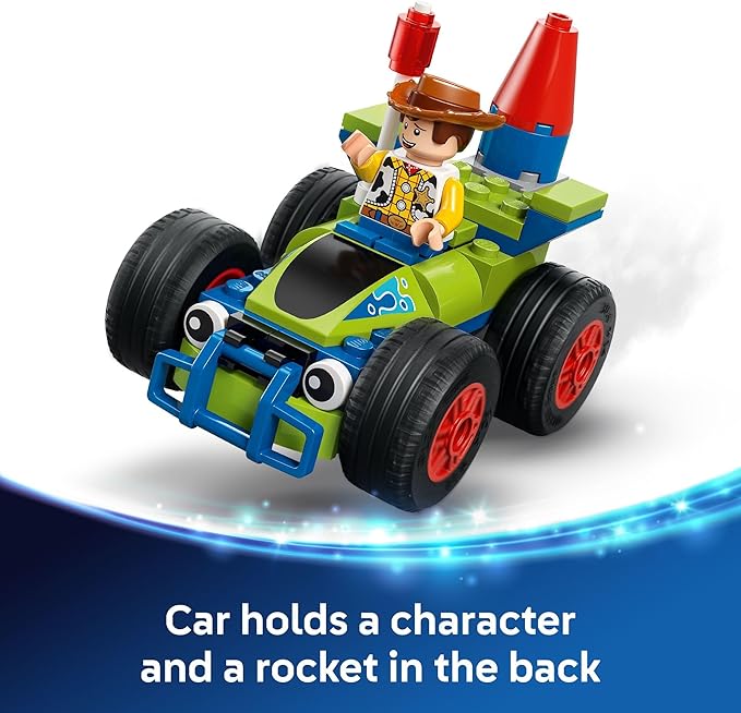 LEGO Disney and Pixar’s Toy Story Celebration Train & RC Car Toddler Toy - Sensory and Pretend Play Building Set for Preschool Boys and Girls, Ages 4+ - Disney Gift Idea for Birthdays - 43264