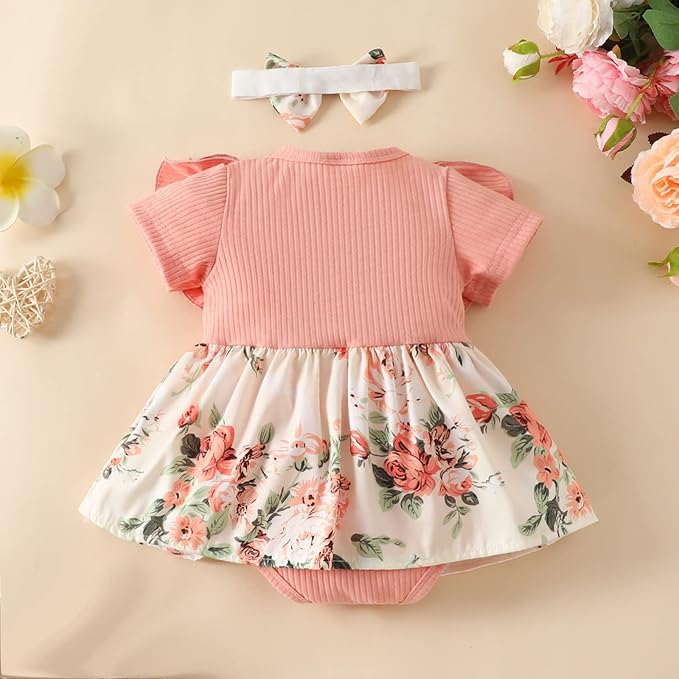 Reborn Doll Clothes Accessories - 24 Inch Girl Outfits 2 Pcs Set for 22-24 Inch Newborn Reborn Baby or Toddler Girl Doll