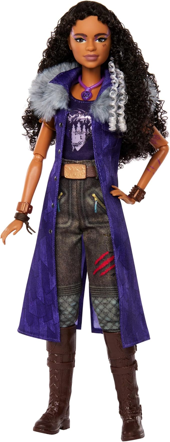 Mattel Disney Zombies 4: Dawn of the Vampires Willa Lykensen Fashion Doll with Removable Outfit & 7 Accessories, Inspired by the Movie