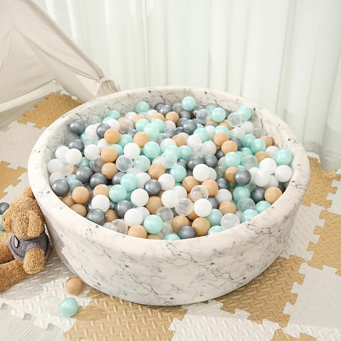 STARBOLO Ball Pit Balls for Toddlers Phthalate Free BPA Free Non-Toxic Crush Proof Play Balls for Toddlers Kids Pool Playhouse Pack of 100 200 500
