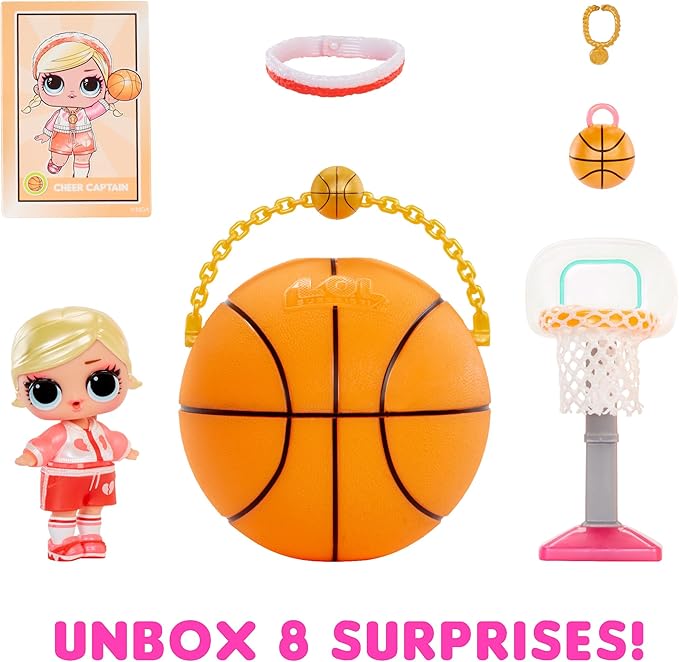 LOL Surprise All Star Sports Vault Collection Tots with Sports-Themed Collectible Doll and 8 Surprises to UNbox Including Matching Accessories – Great Gift for Kids Ages 4+