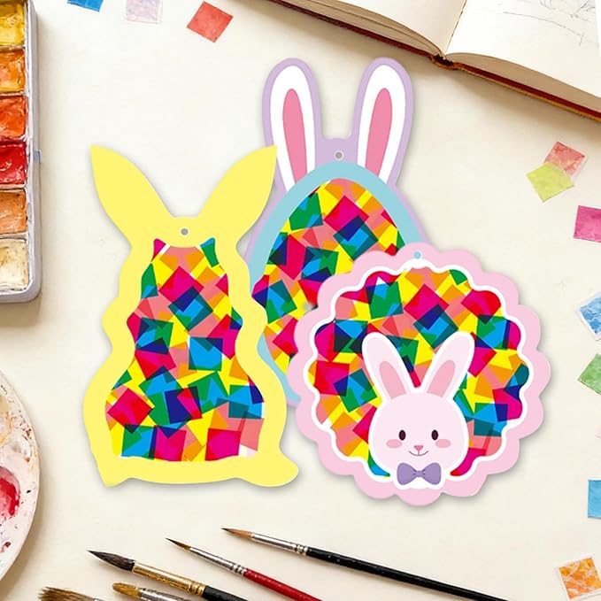 Drawing Paper Activity Craft Supplies, Paper Ornament Art Set, Colorful Sheets for Boys Girls, Premium Material with Smooth Texture, DIY Craft Kit with Creative Design Options, Home Glass Window