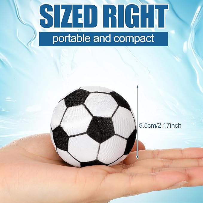 3 Pcs Water Skipping Balls Water Bouncing Ball 2.2 Inch Bounce Beach Ball Pool Accessories Gift for Outdoor Games Swimming Activities