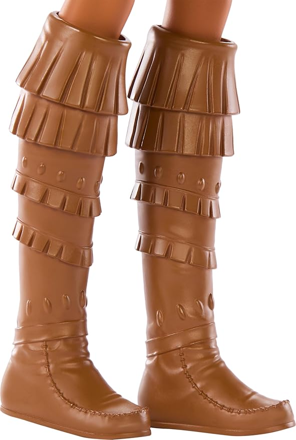 Mattel Disney Princess Pocahontas Doll in Sparkling Fashion with Removable Skirt, Necklace and Shoes, Posable & Collectible, Inspired by Movie
