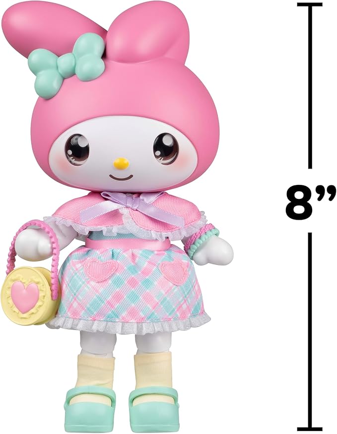 Hello Kitty® and Friends Premier 8-Inch Articulated Figure - Classic My Melody™ Series 1 Poseable Doll - Officially Licensed Sanrio Product - Ages 6+