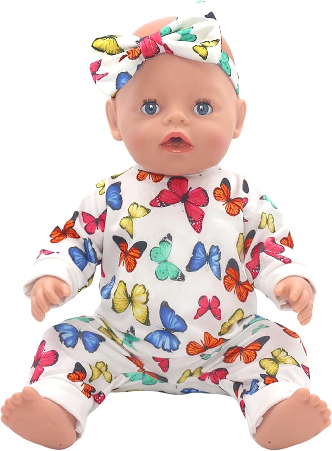14-18 inch Doll Clothes and Accessories with Headband 5-Packs for 14-18 inch Doll (Not Include Doll)
