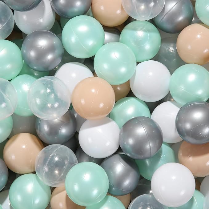 STARBOLO Ball Pit Balls for Toddlers Phthalate Free BPA Free Non-Toxic Crush Proof Play Balls for Toddlers Kids Pool Playhouse Pack of 100 200 500