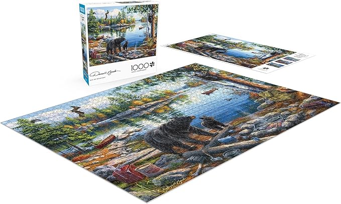 Buffalo Games - Darrell Bush - Blue Sky Reflection - 1000 Piece Jigsaw Puzzle for Adults -Challenging Puzzle Perfect for Game Nights - Finished Size is 26.75 x 19.75